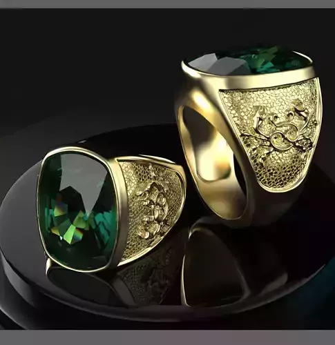 men ring of cancer month 3D print model