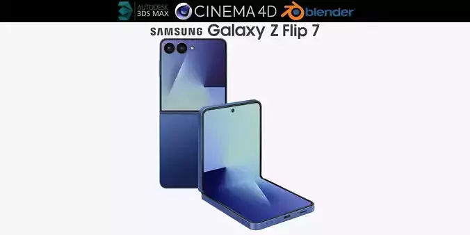 Samsung Galaxy Z Flip 7 3D model