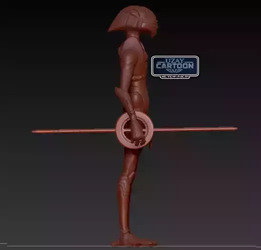 Star wars the Rebels articulated  j8th inquisitor 3D print model