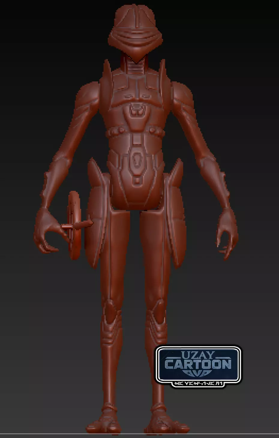 Star wars the Rebels articulated  j8th inquisitor 3D print model 3D print model_2