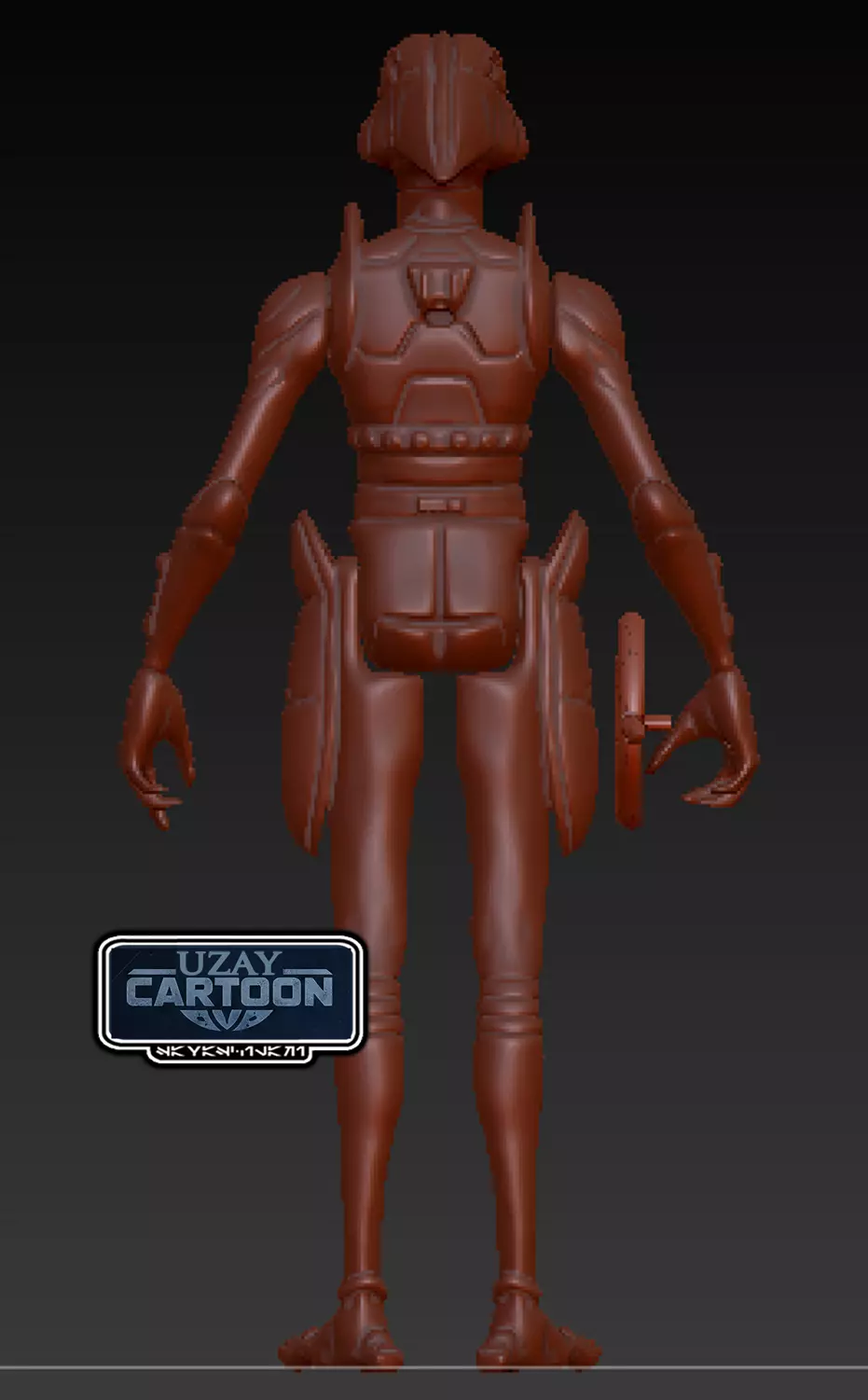 Star wars the Rebels articulated  j8th inquisitor 3D print model 3D print model_3