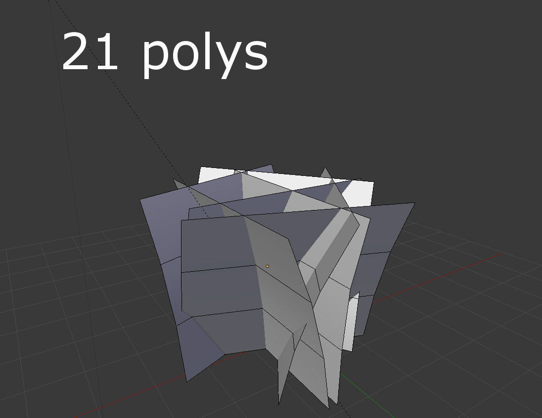 tropical plant Low-poly 3D model_4