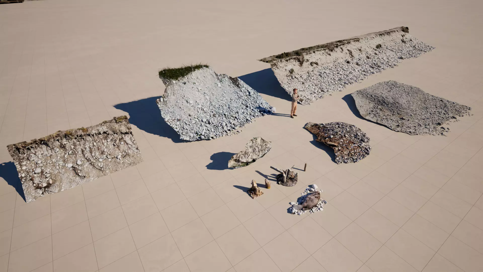 Alpine River Embankment Pack 3D Model Collection_1