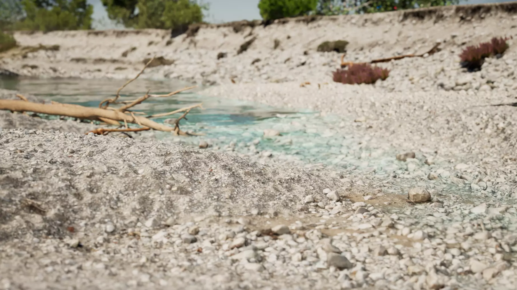 Alpine River Embankment Pack 3D Model Collection_16