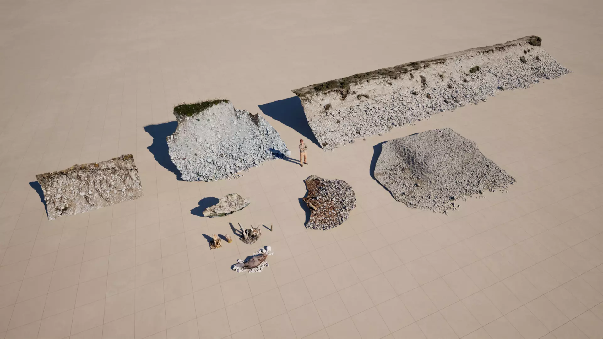 Alpine River Embankment Pack 3D Model Collection_0