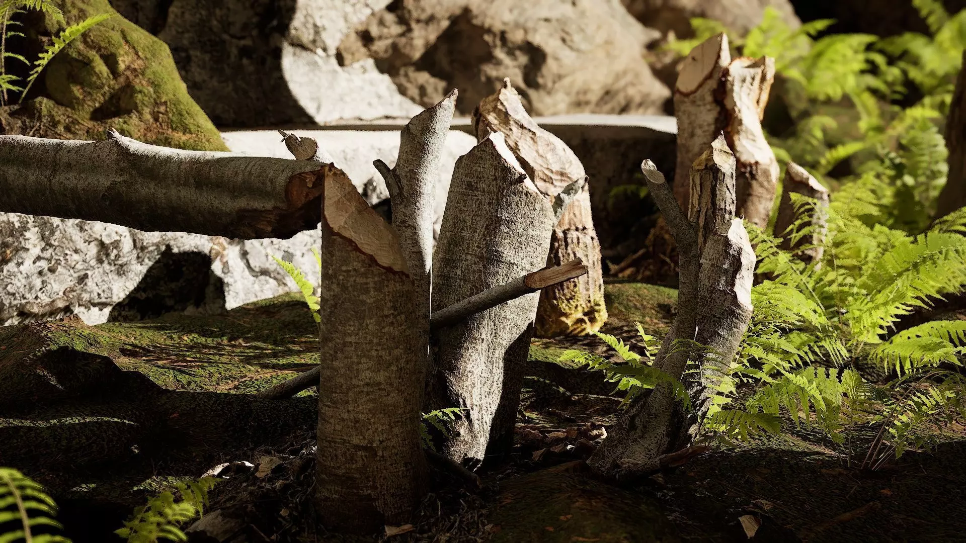 Alpine River Embankment Pack 3D Model Collection_21