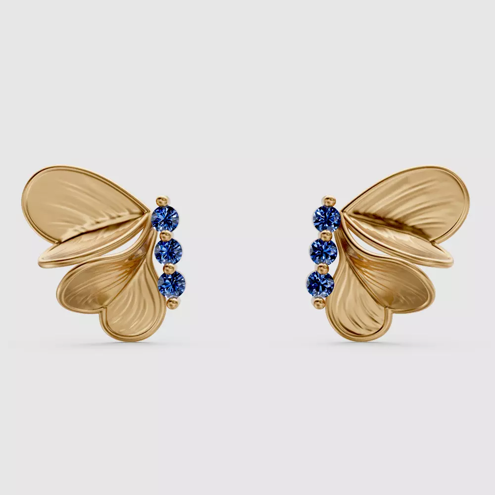 Butterfly Earring Luxury 3D print model
