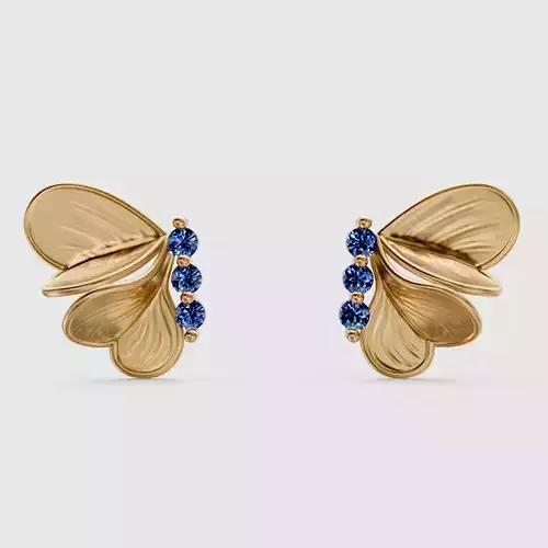 Butterfly Earring Luxury 3D print model