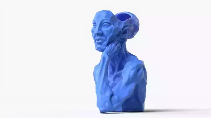 Abstract Female Pot Sculpture