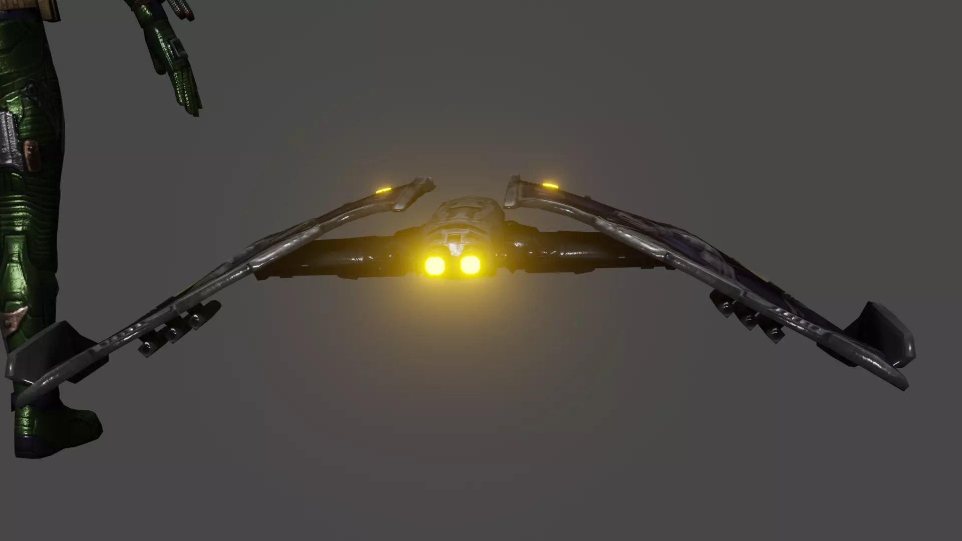 Green Goblin Low-poly 3D model_8