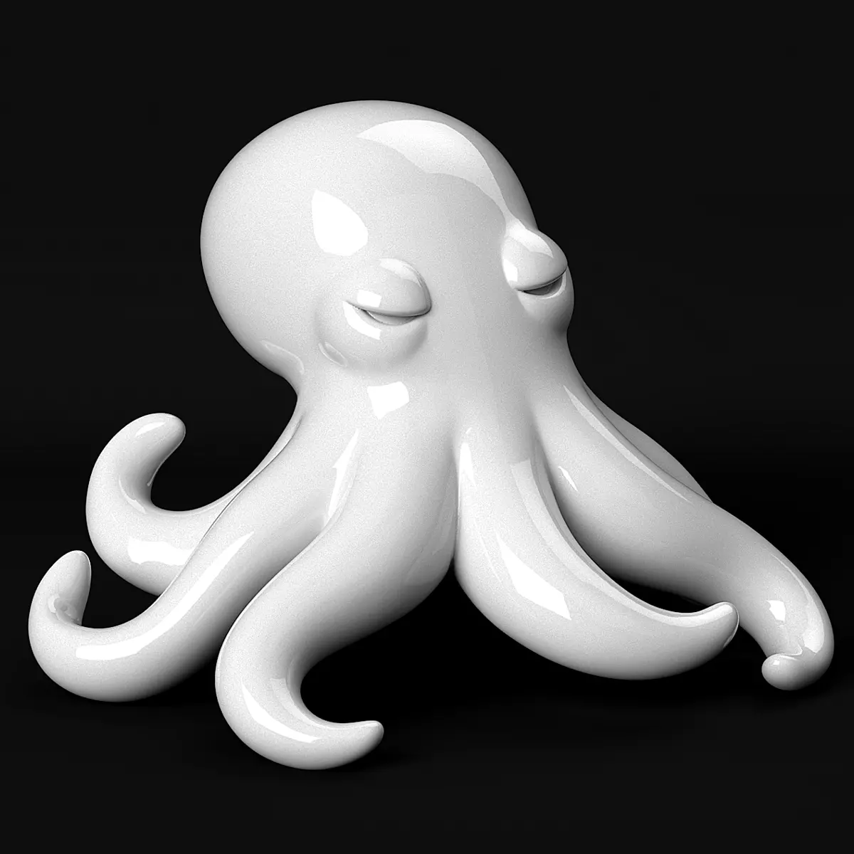 Octopus 3D print model_0