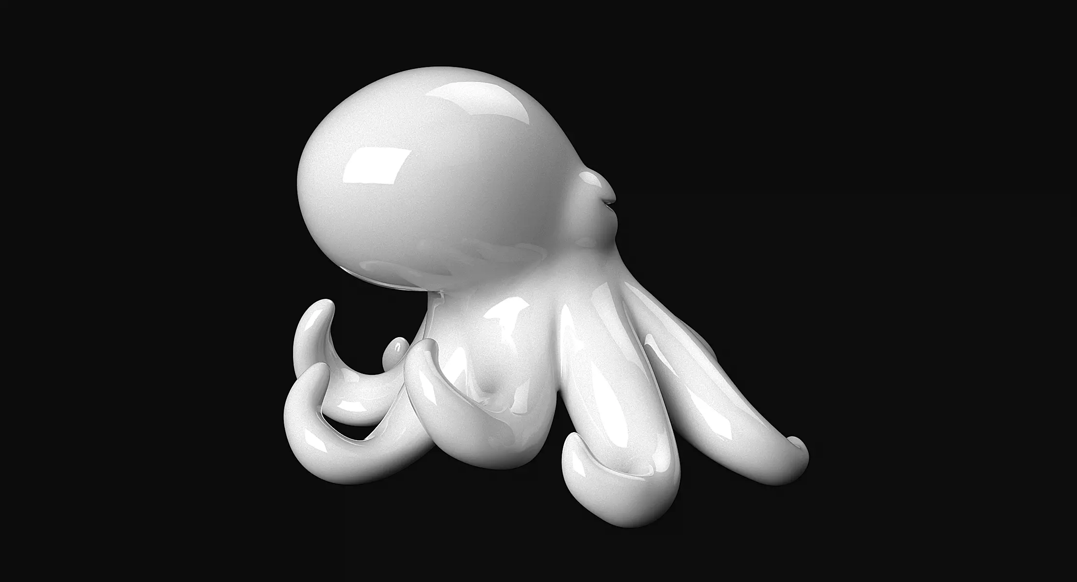 Octopus 3D print model_7