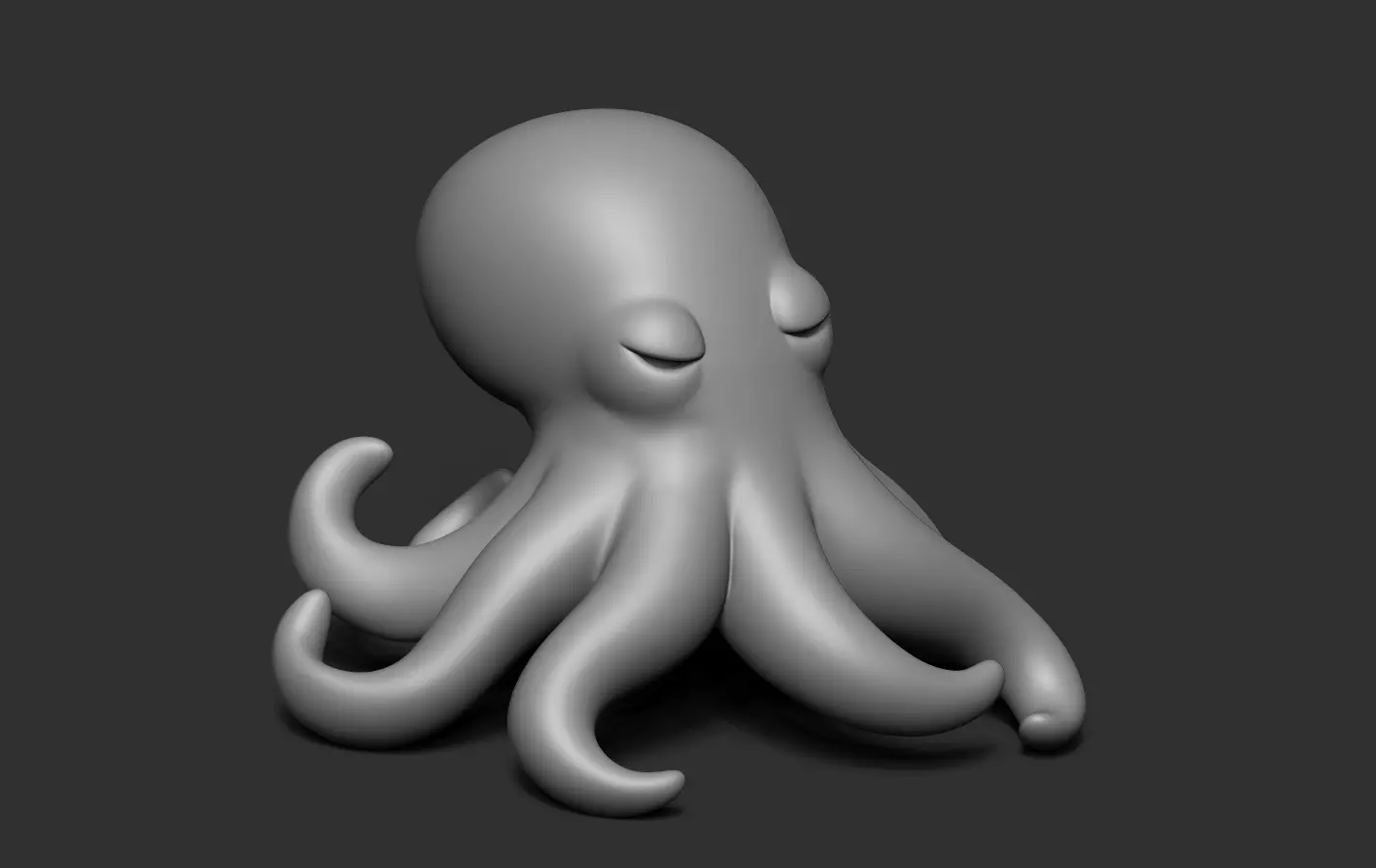Octopus 3D print model_11
