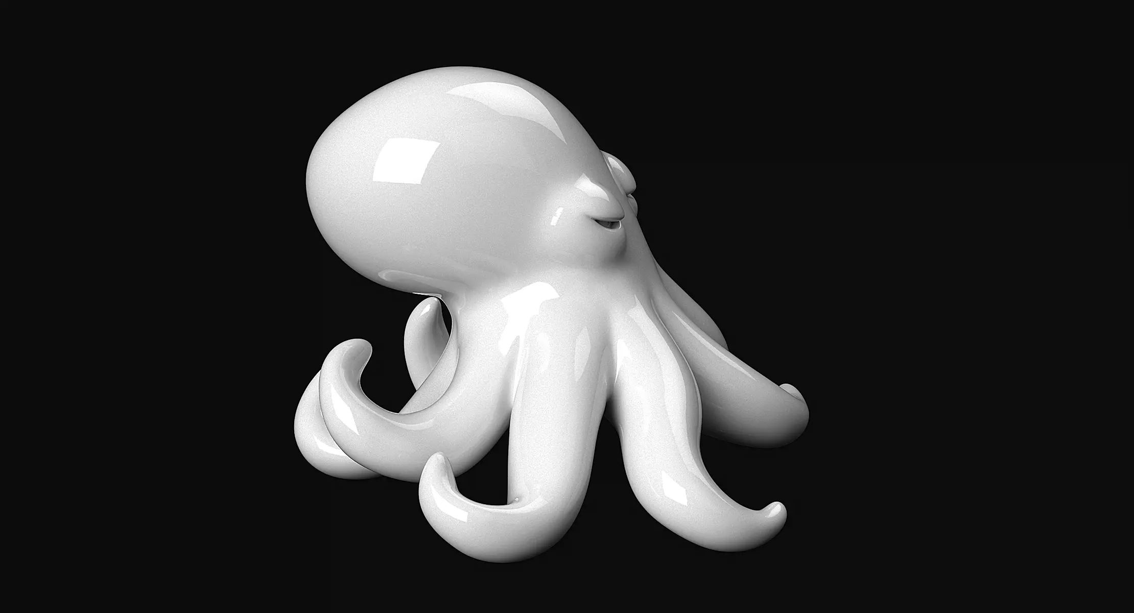 Octopus 3D print model_8