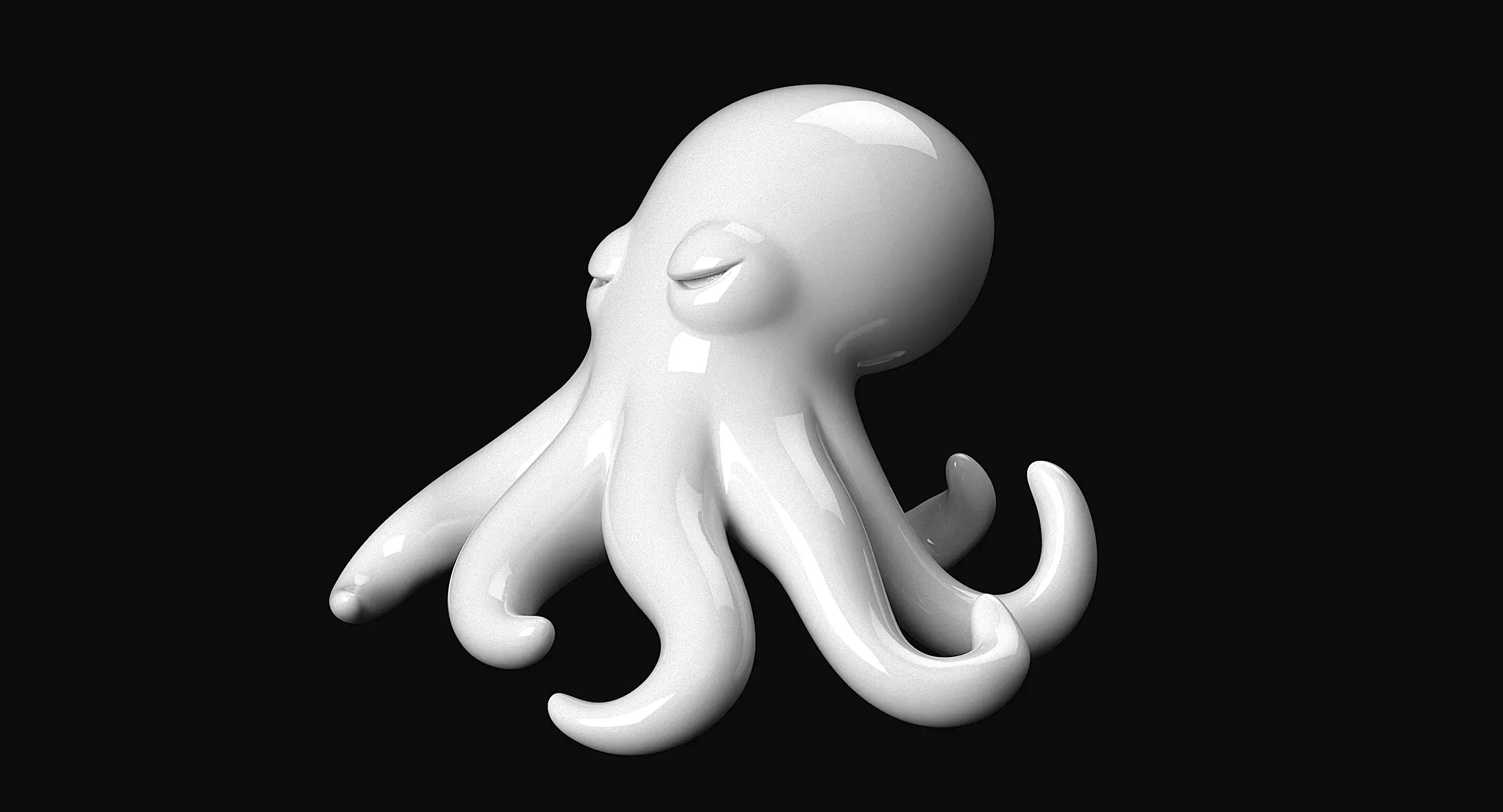 Octopus 3D print model_3