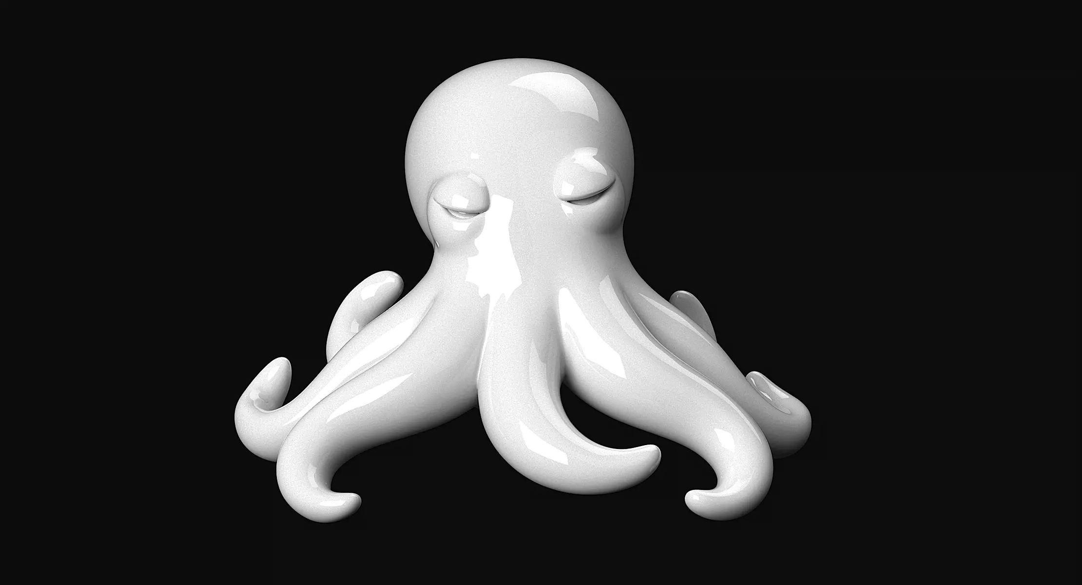Octopus 3D print model_2