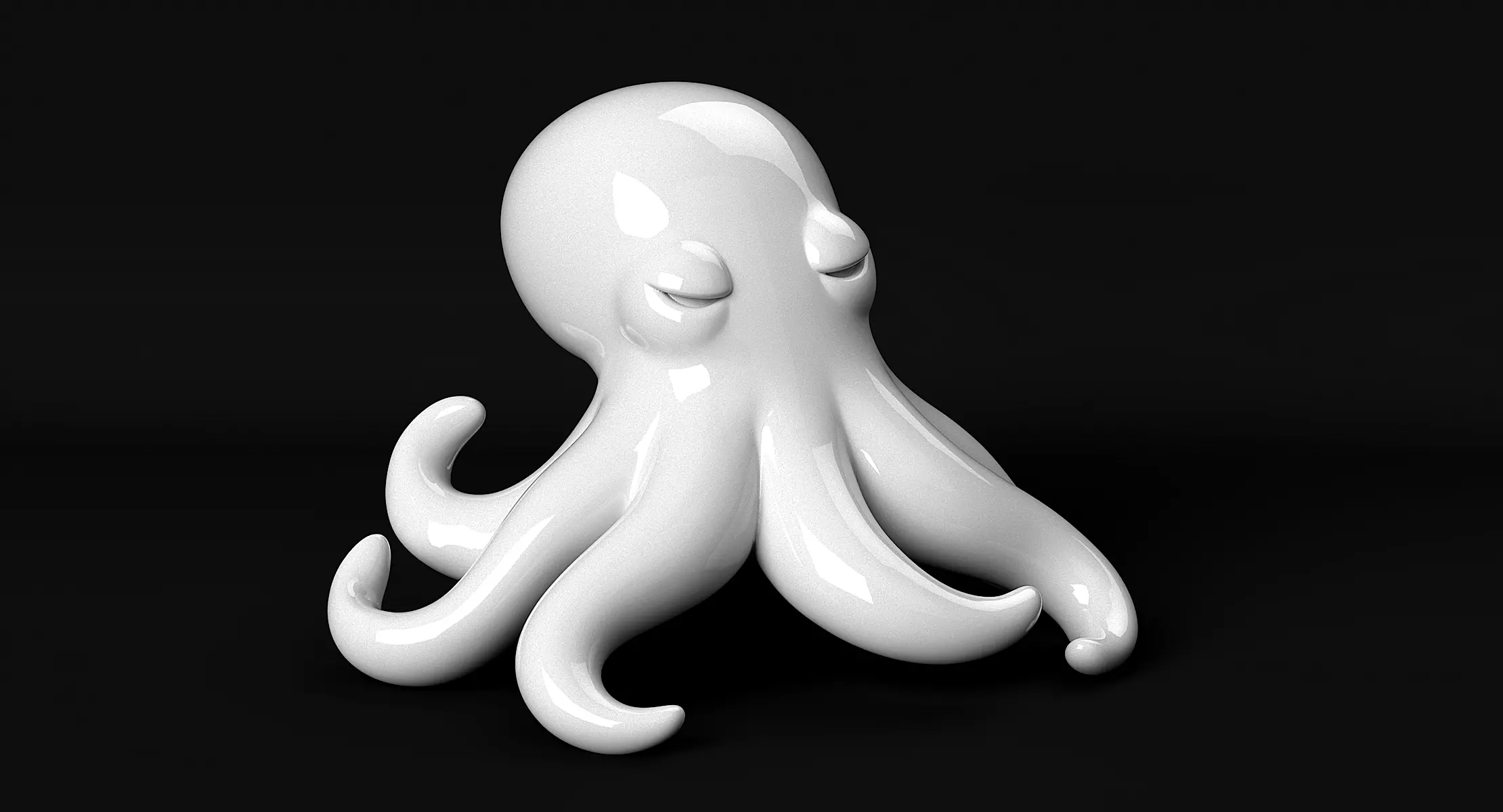 Octopus 3D print model_1