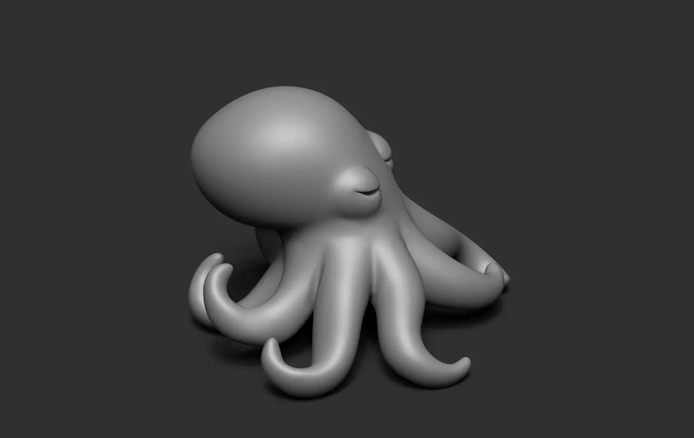 Octopus 3D print model_12