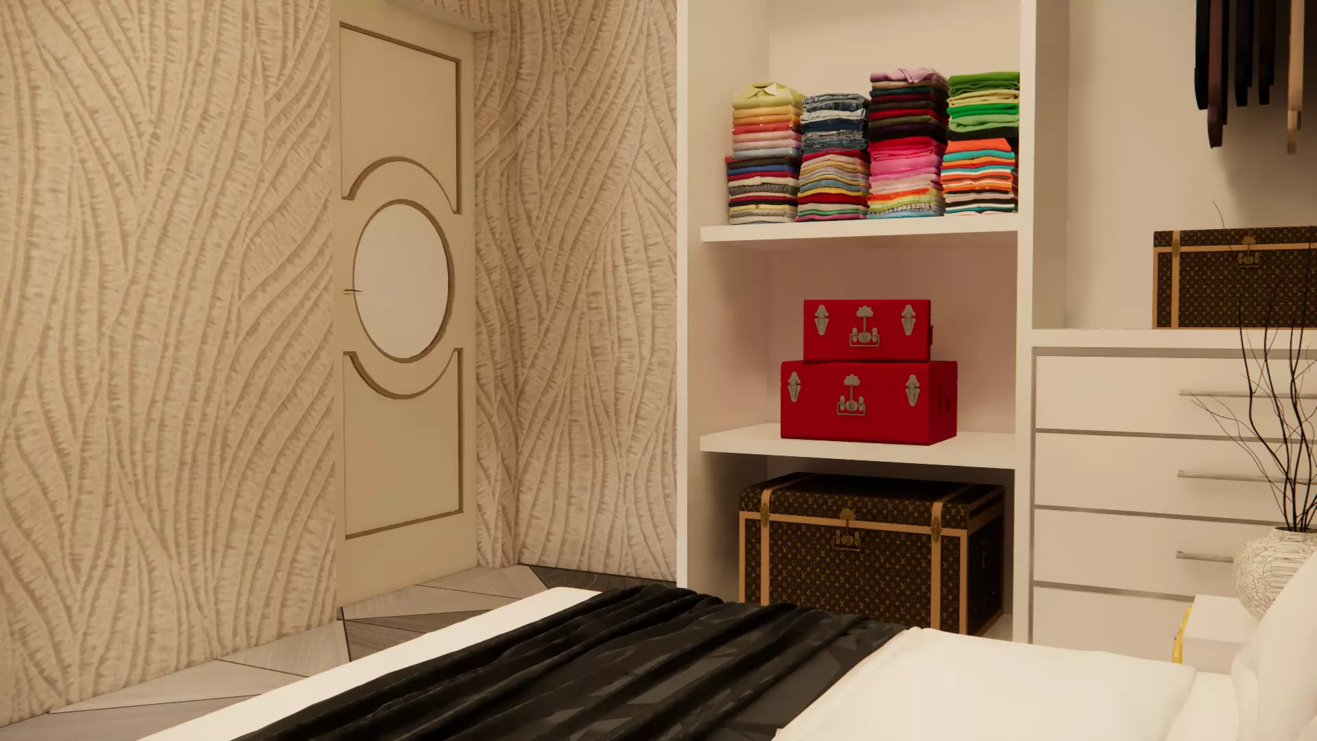 Modern villa 3D model_5