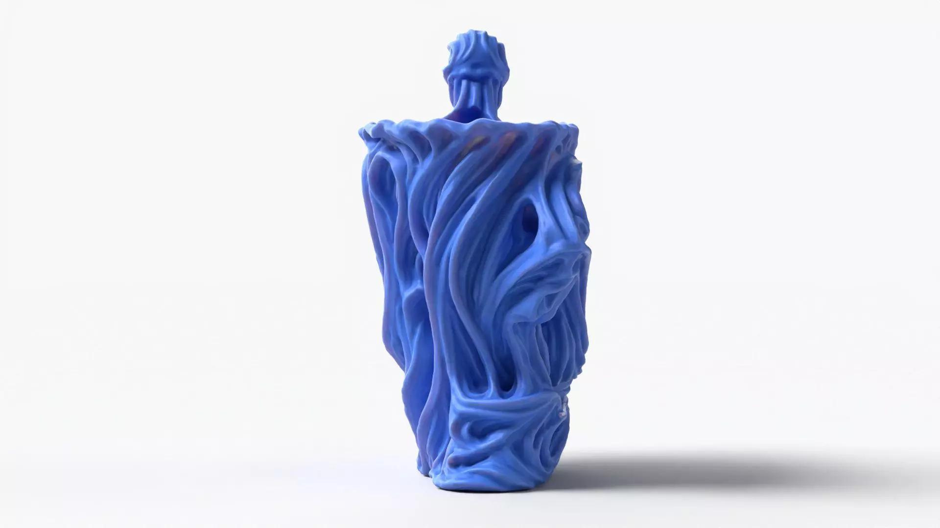 Wavy Pot Sculpture 3D print model_3