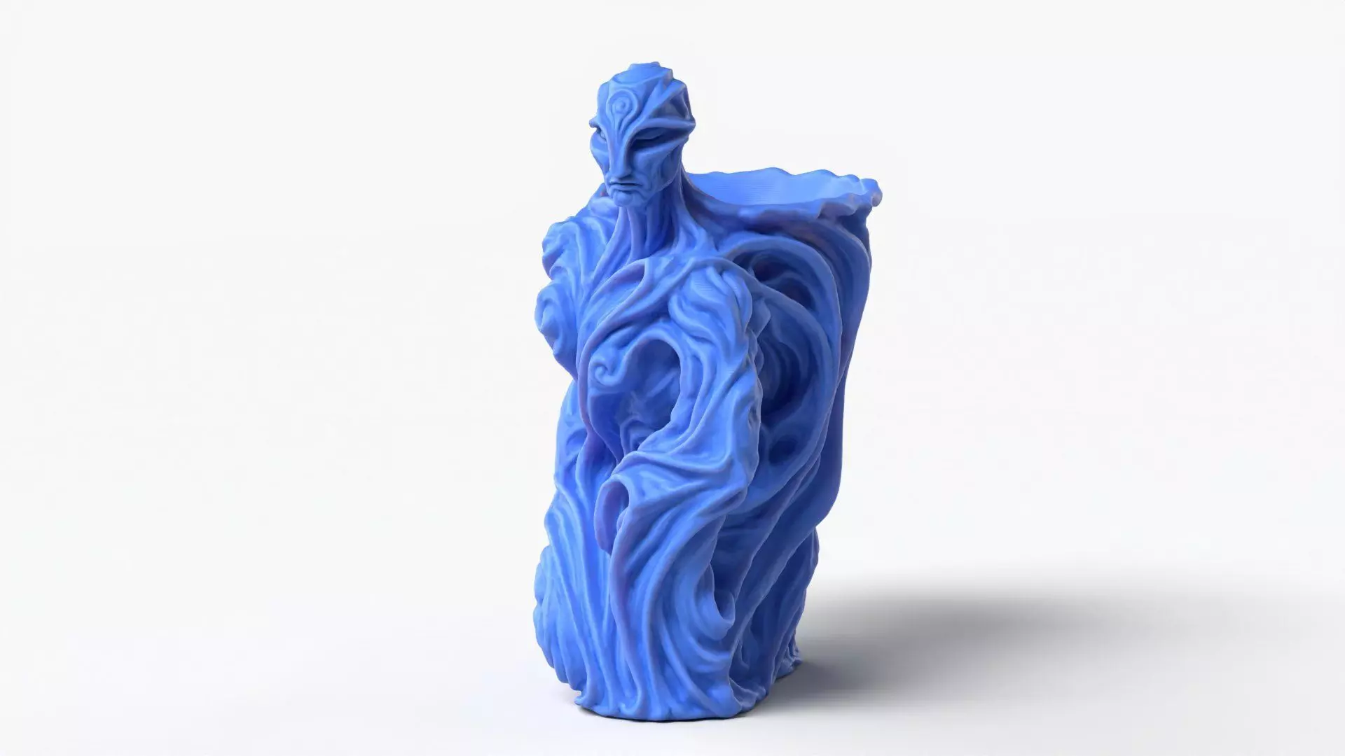 Wavy Pot Sculpture 3D print model_4