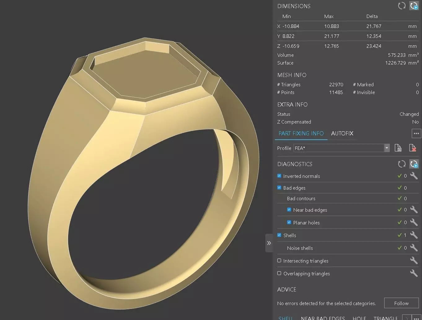 Signet Ring Collection 3D print model_17