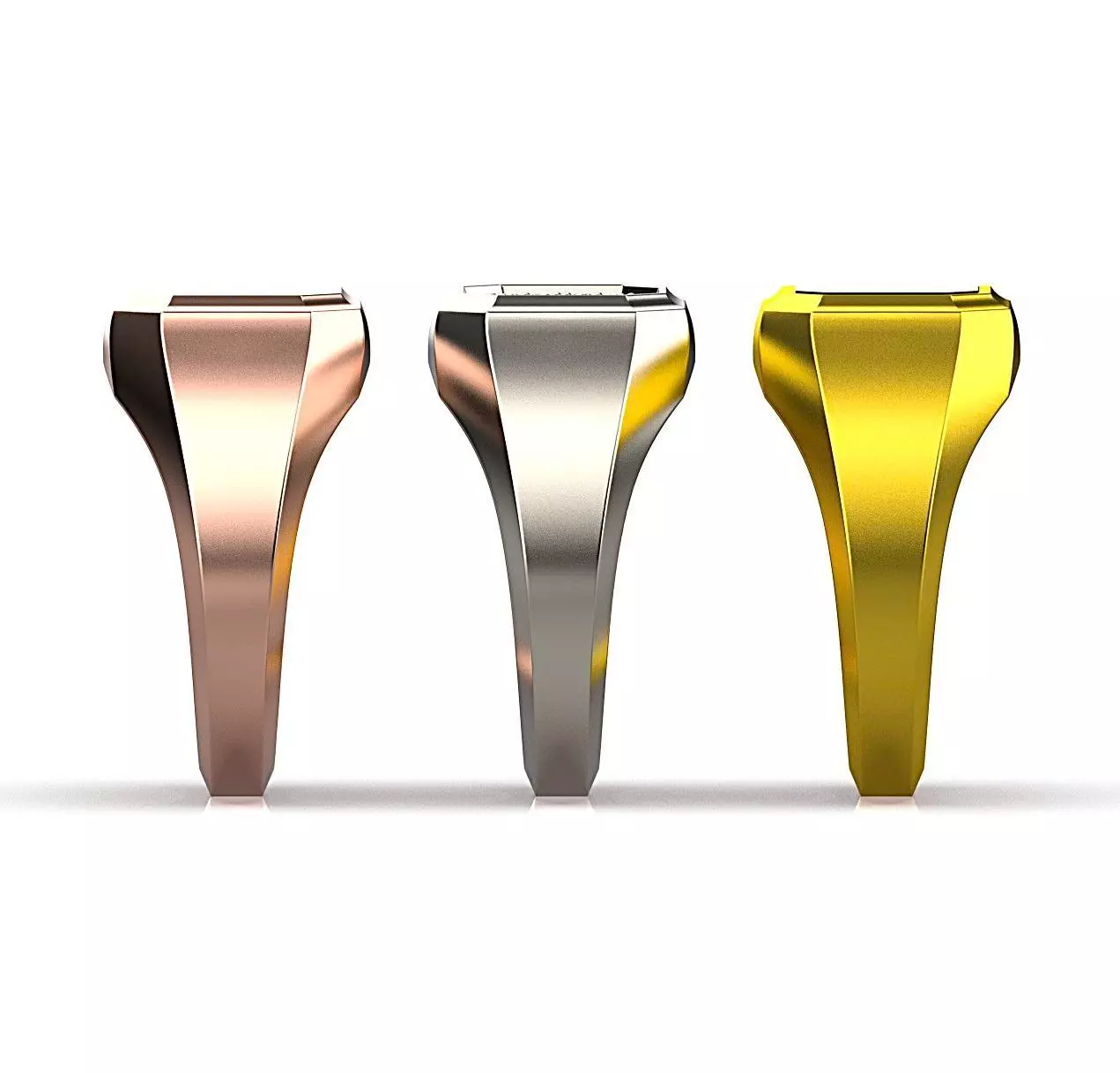 Signet Ring Collection 3D print model_8