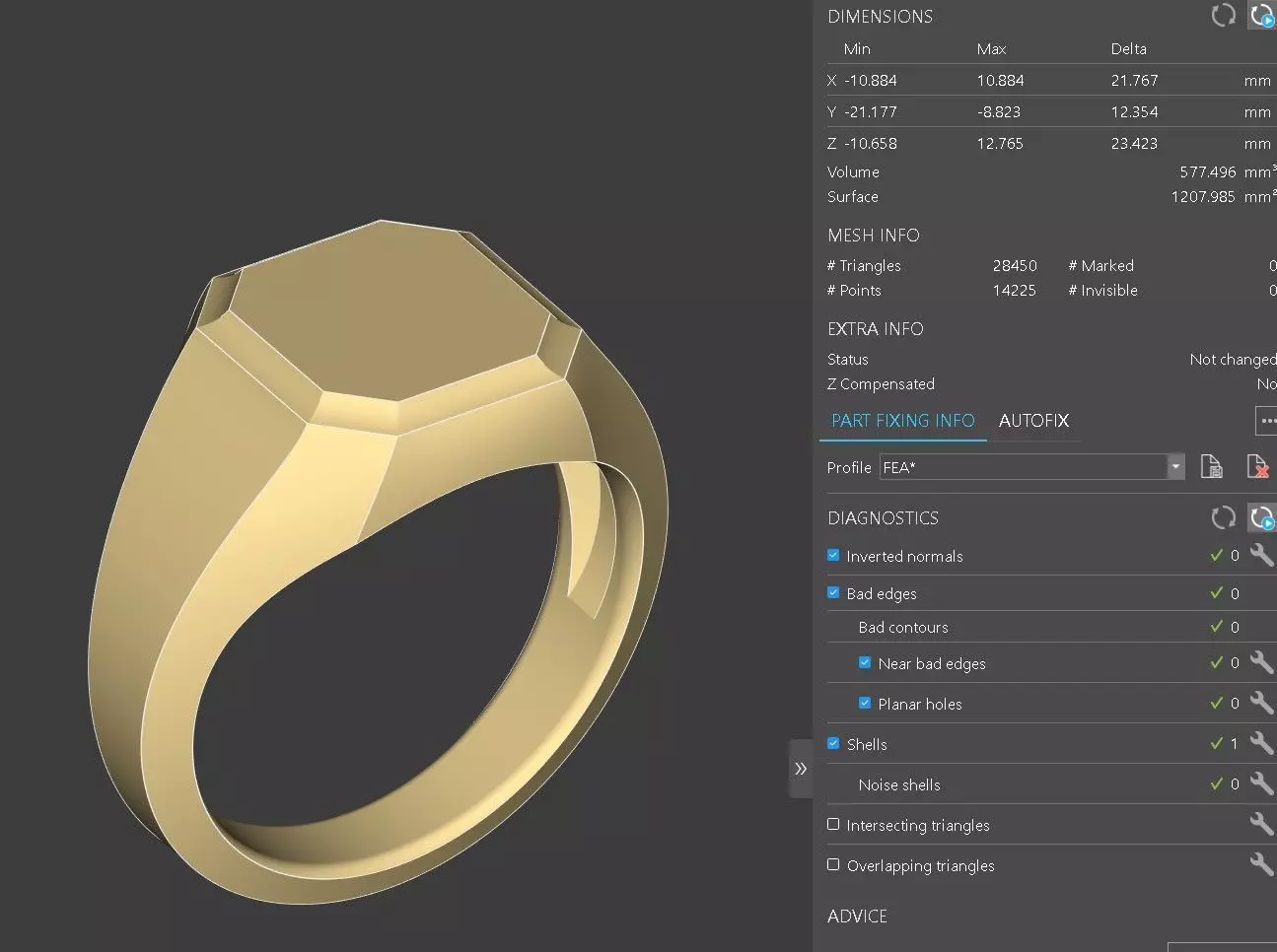 Signet Ring Collection 3D print model_16