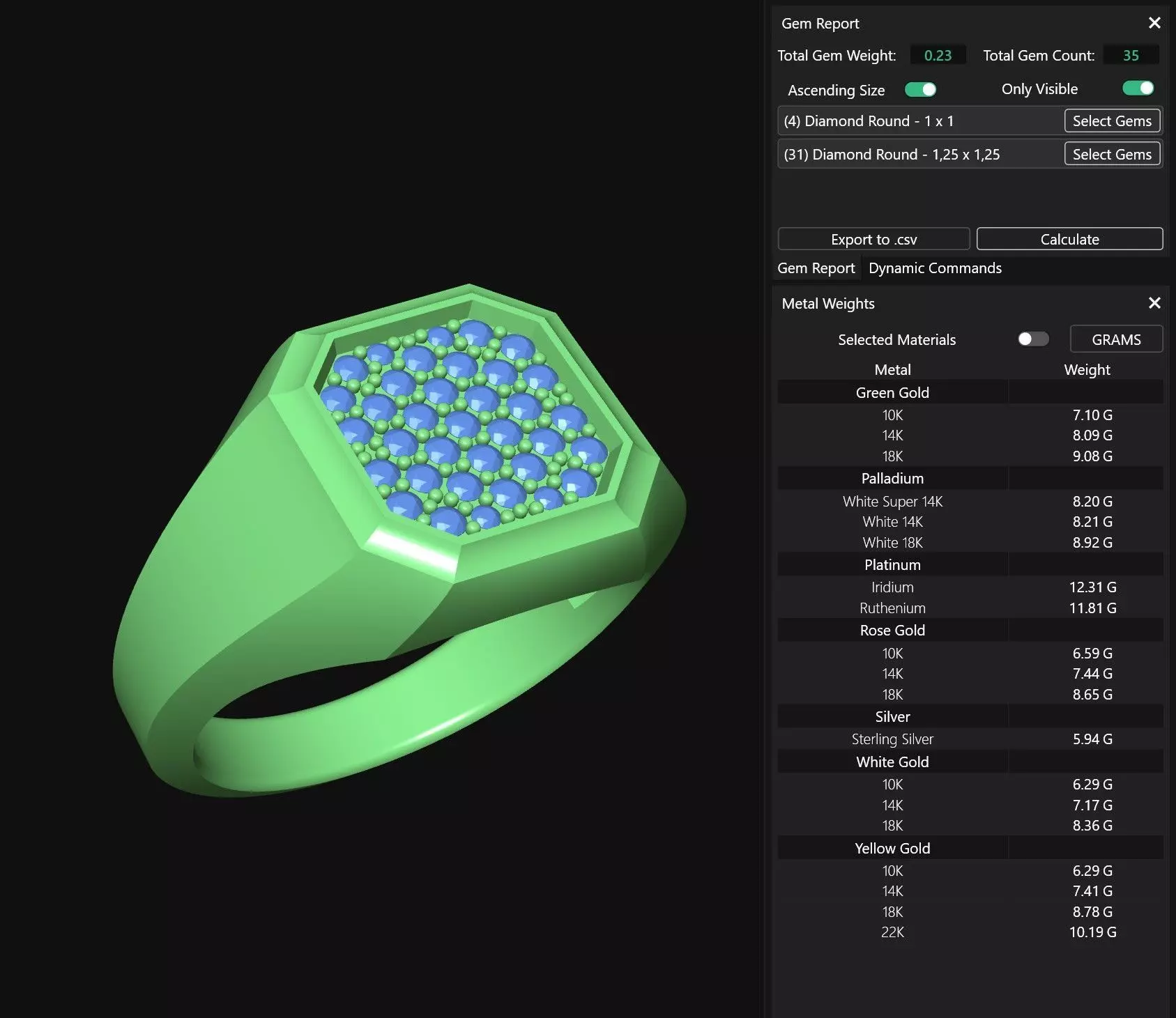 Signet Ring Collection 3D print model_14