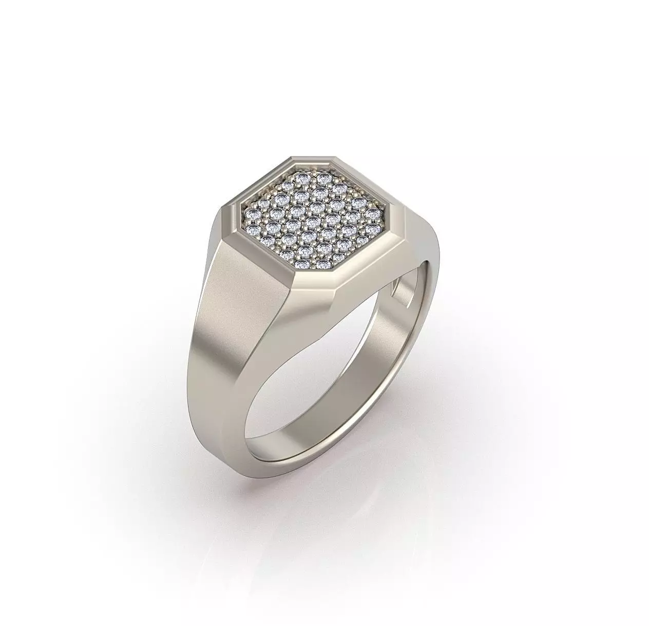 Signet Ring Collection 3D print model_2