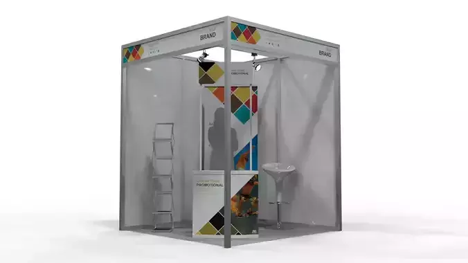 2x2 Trade Show Stand Design V1