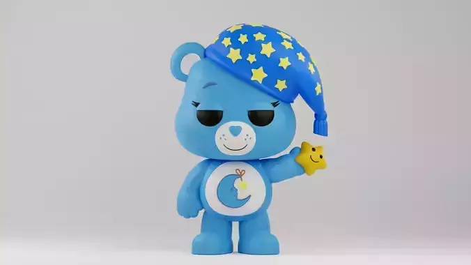 Bedtime Bear Funko Pop from Care Bear Family 3D print model