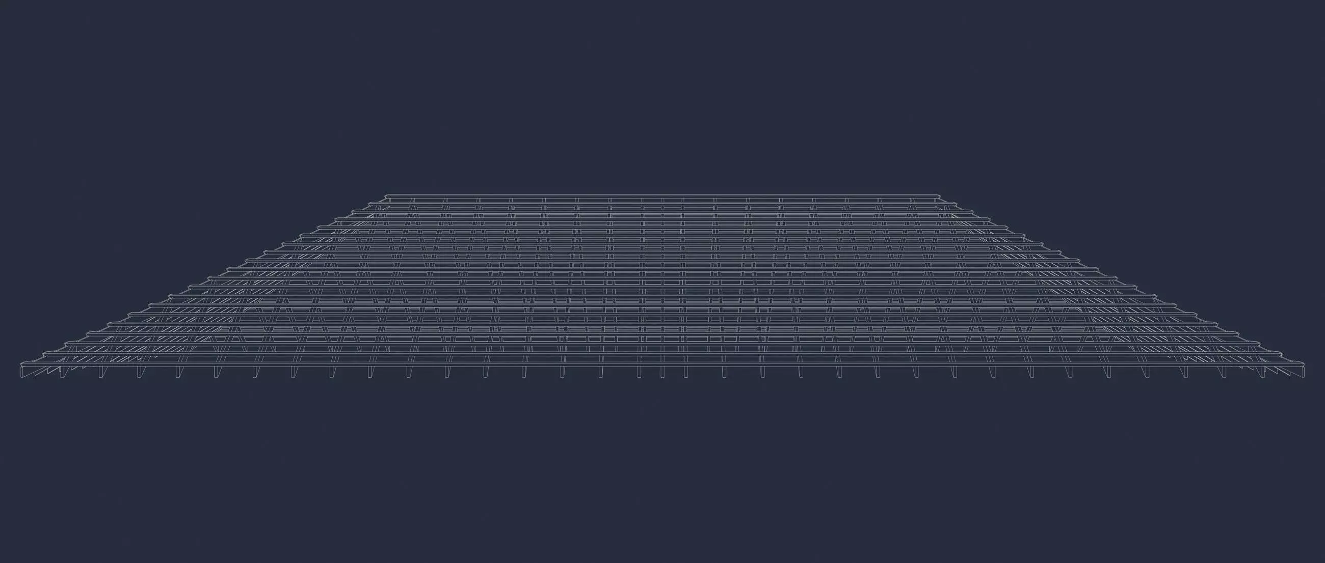 Roof structure 25O11 3D model_7