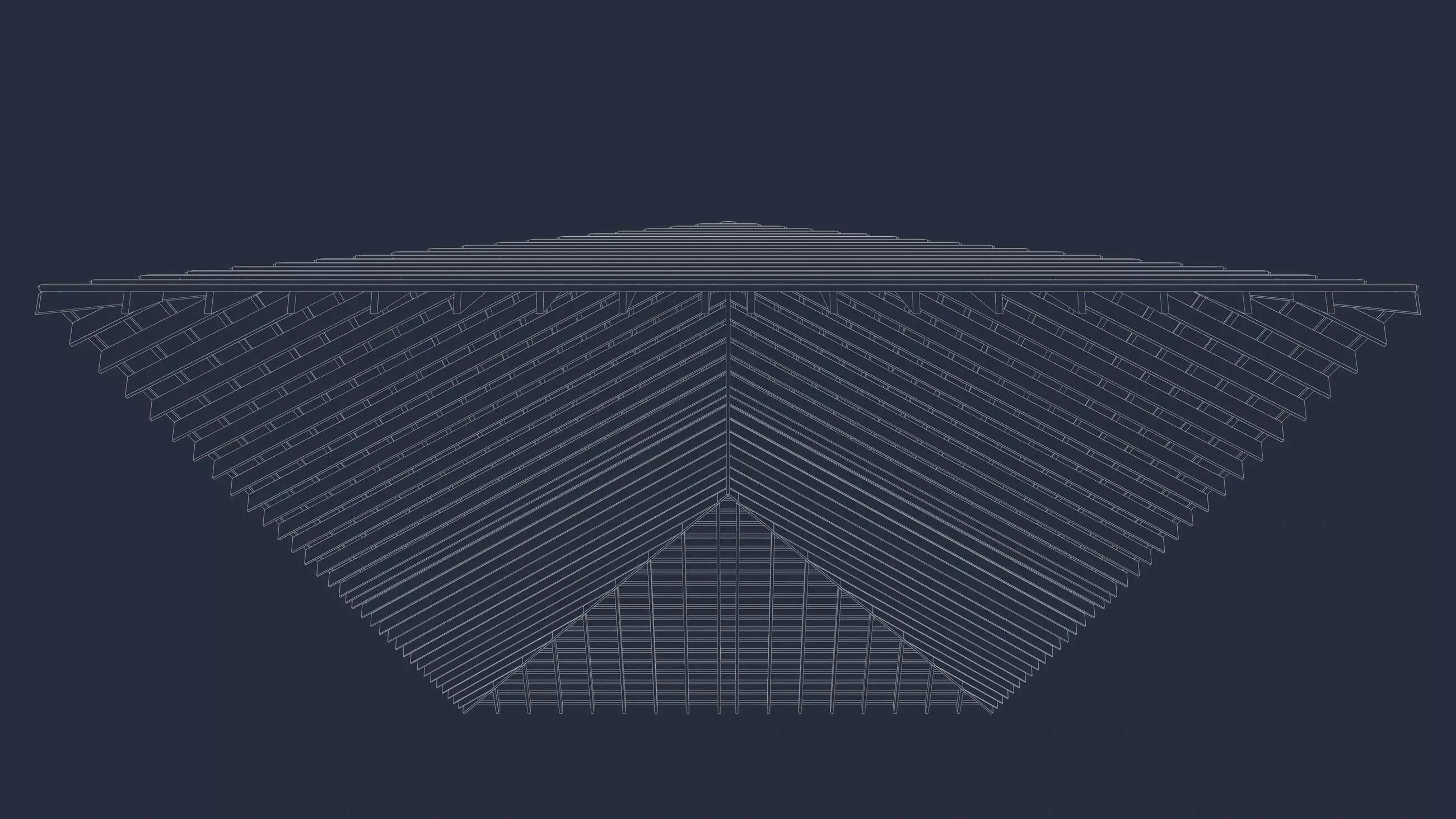 Roof structure 25O11 3D model_10