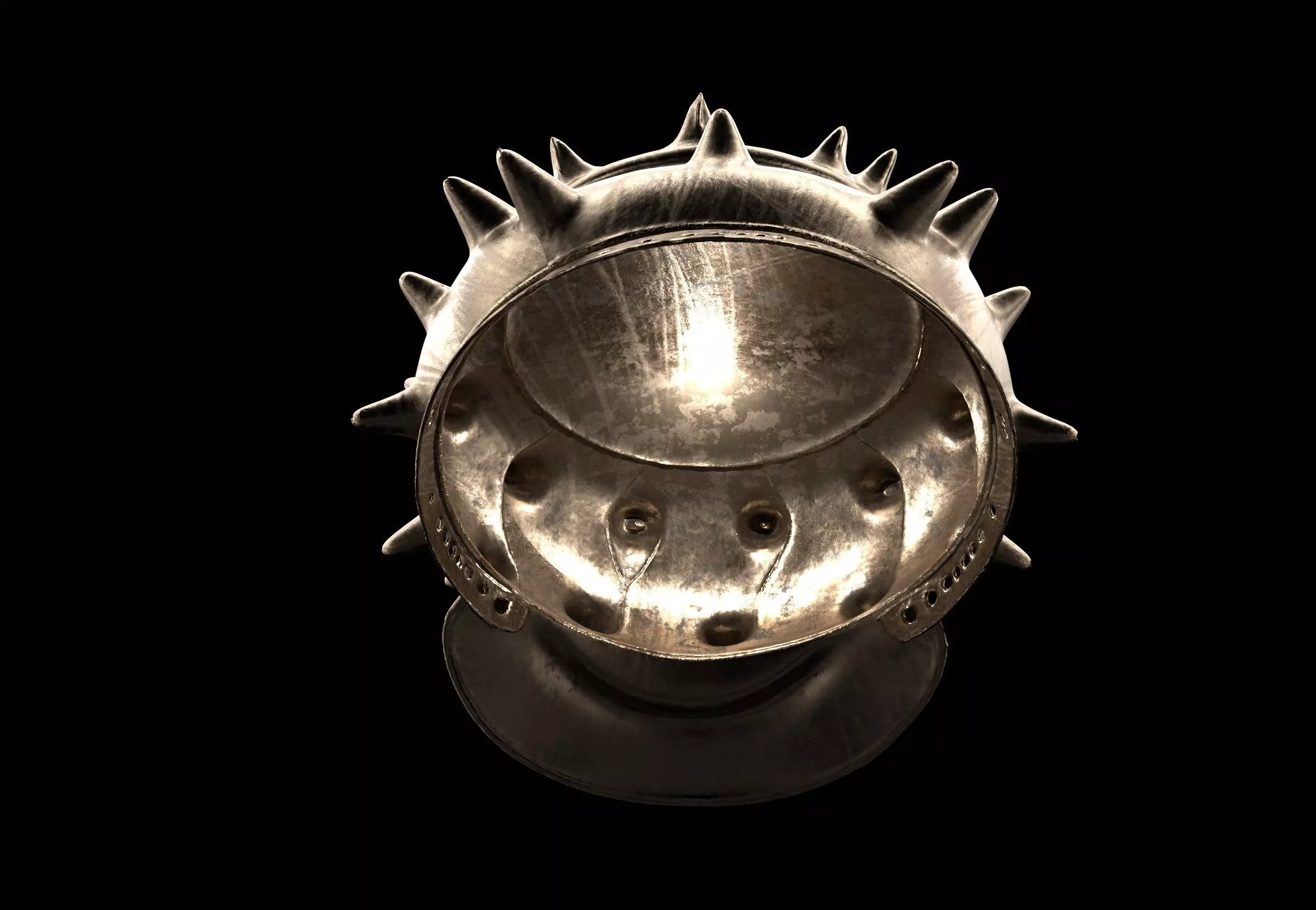 shell helmet 3D model_7