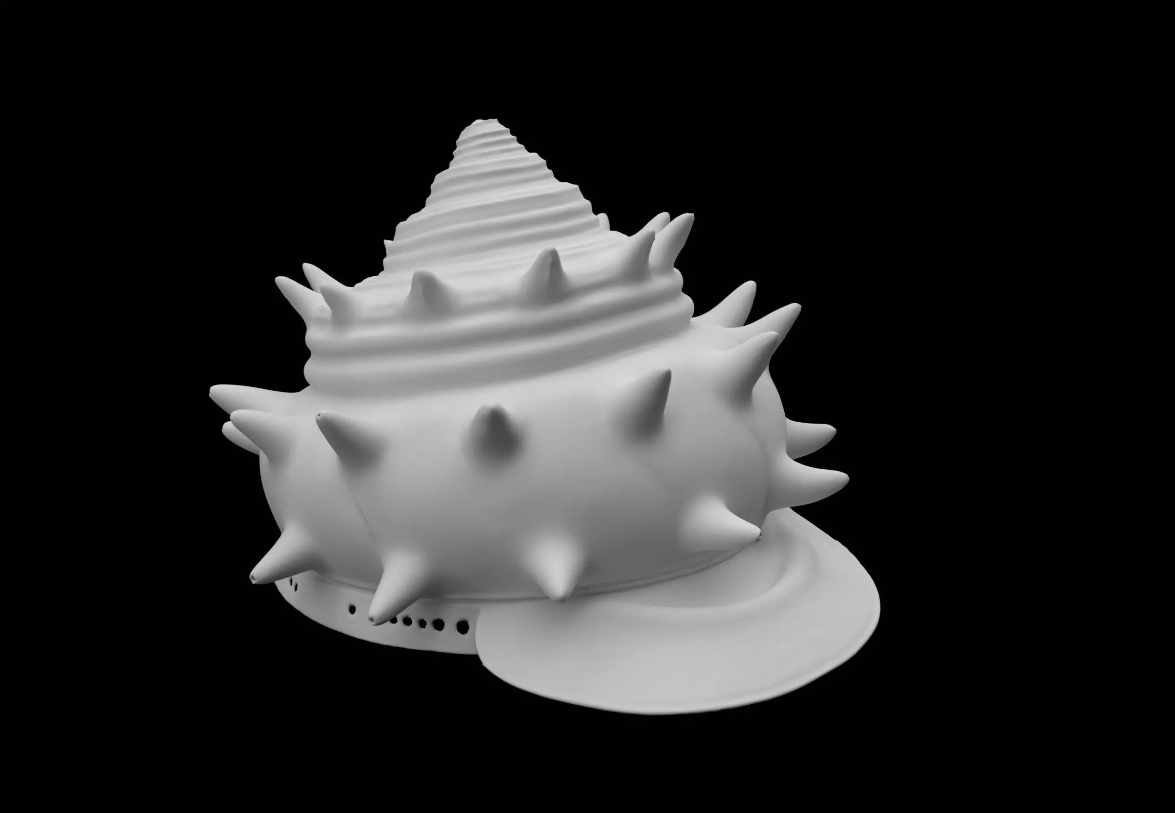 shell helmet 3D model_8