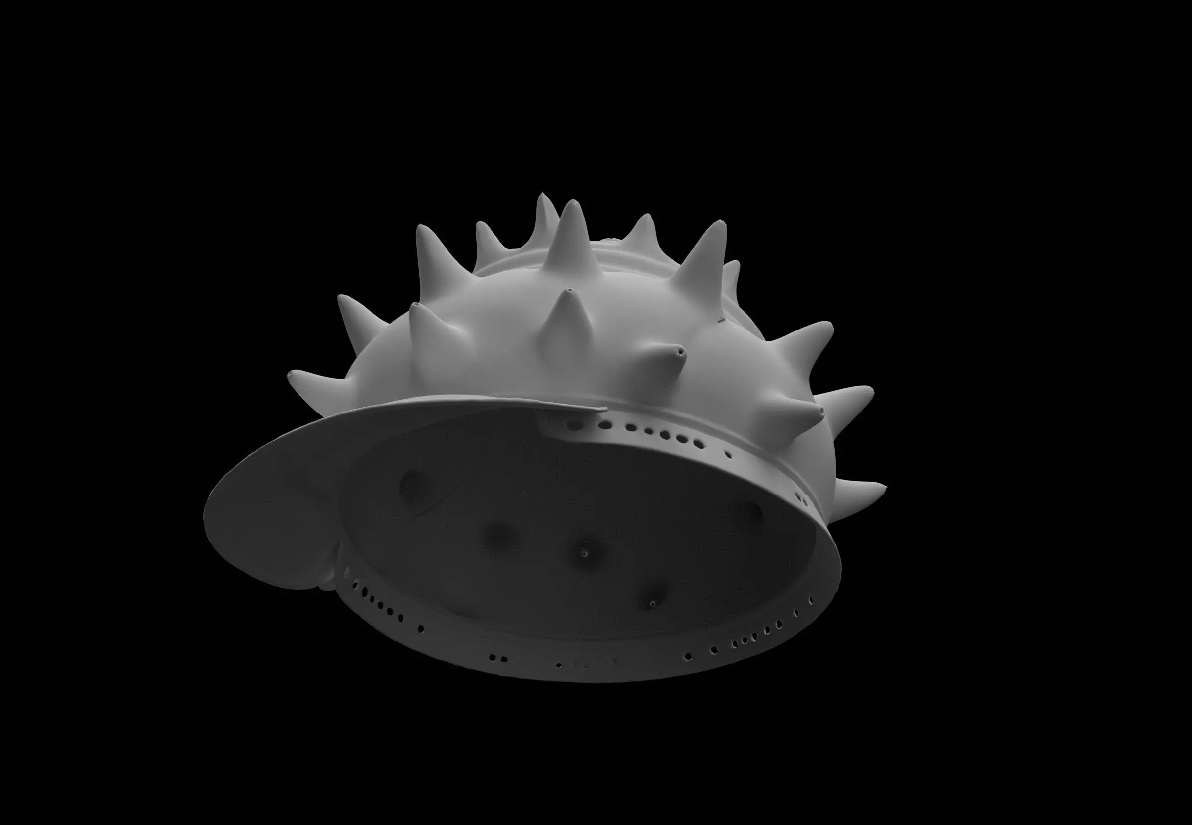 shell helmet 3D model_10