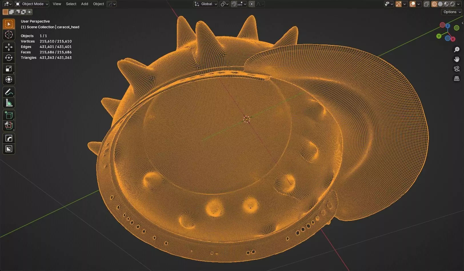 shell helmet 3D model_14