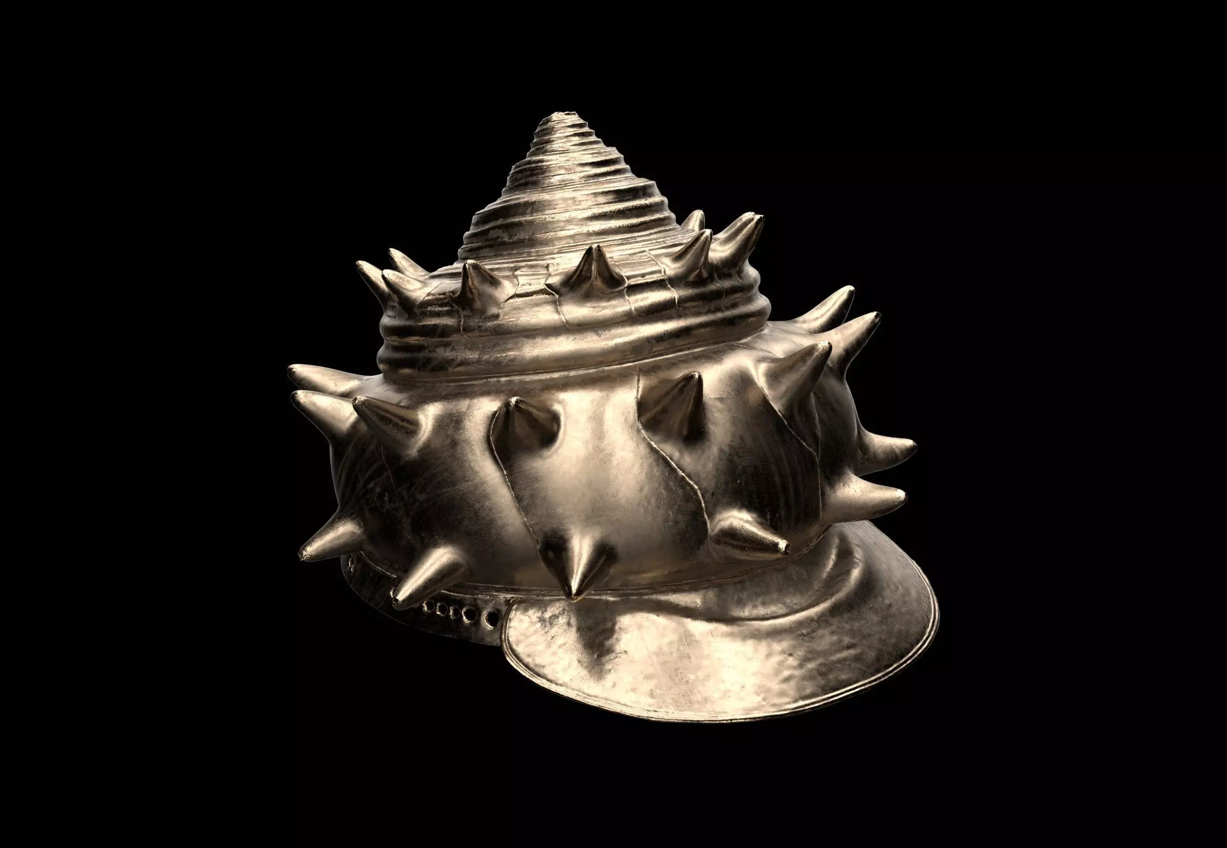 shell helmet 3D model_1