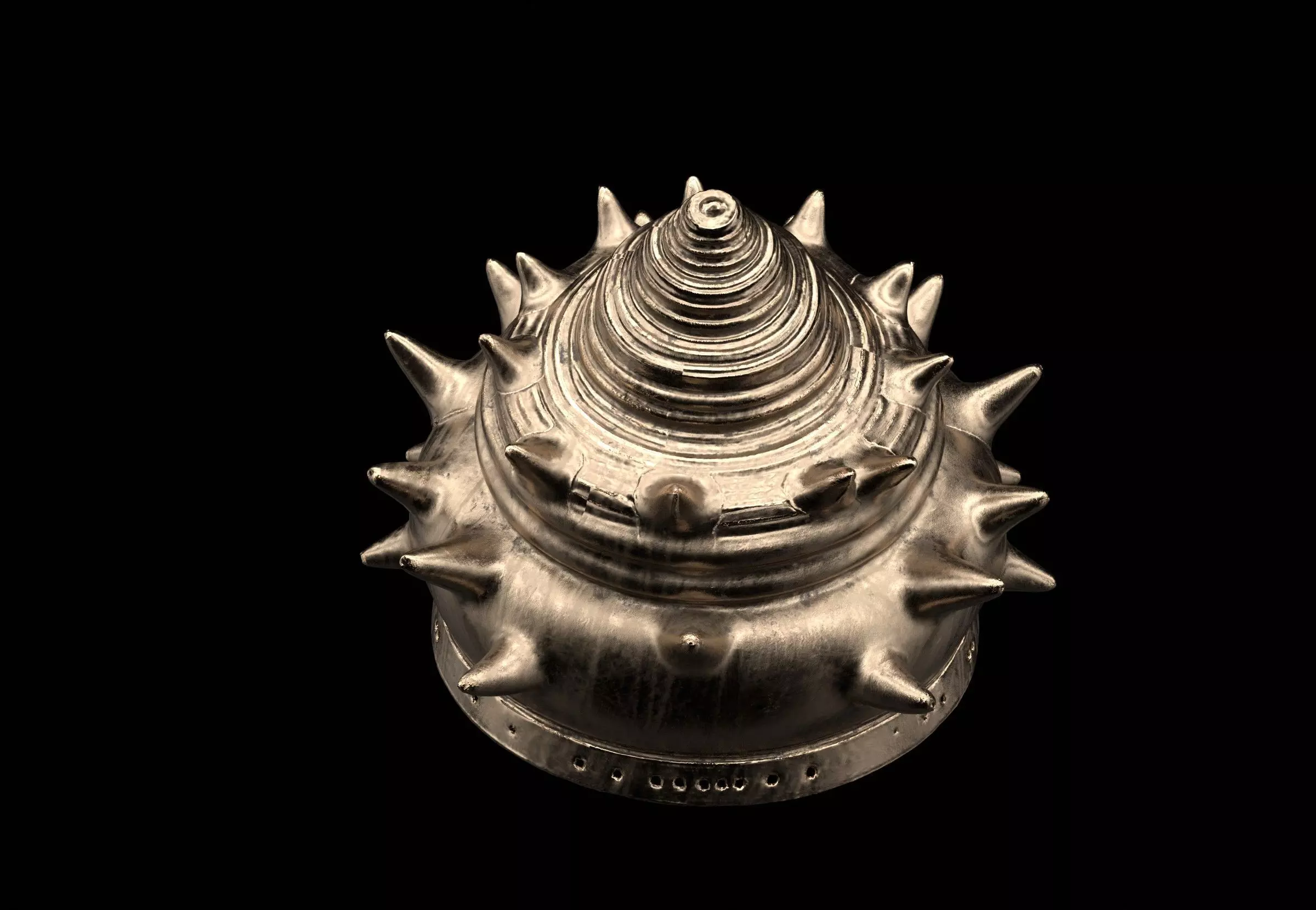 shell helmet 3D model_6