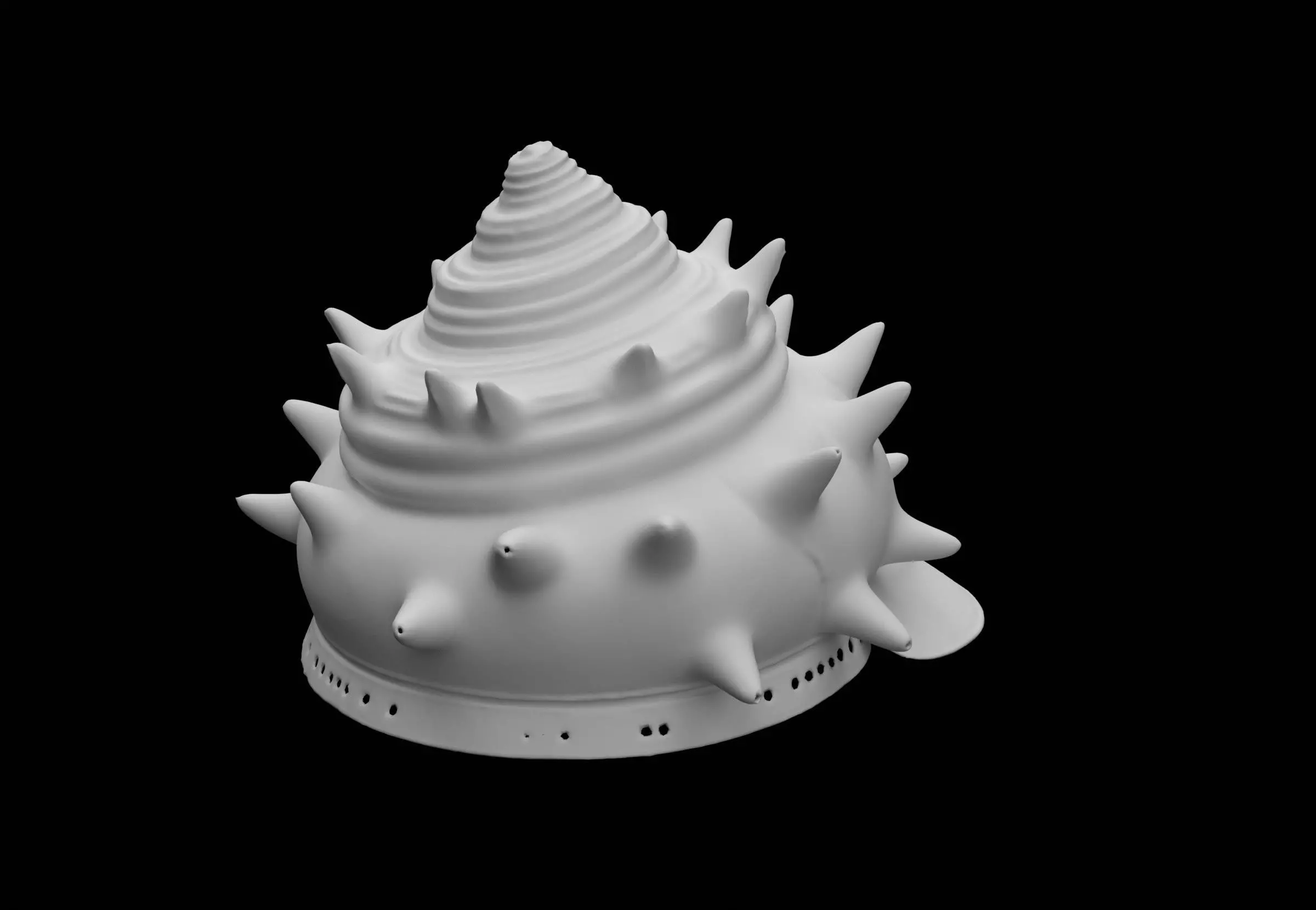 shell helmet 3D model_9