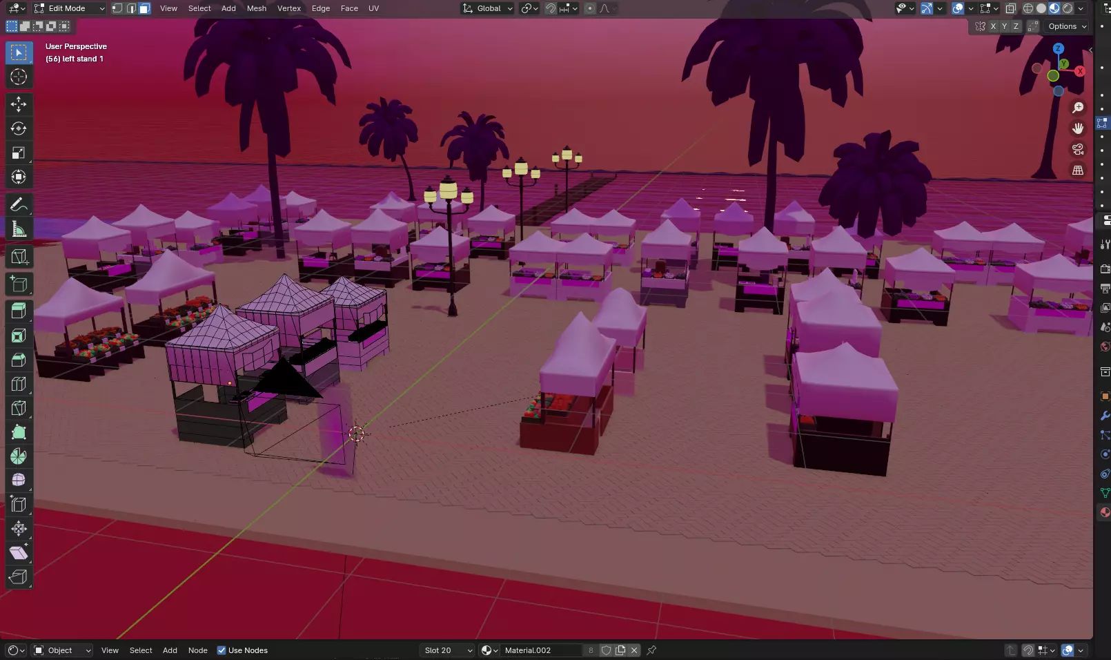 marketplace layout Free 3D model