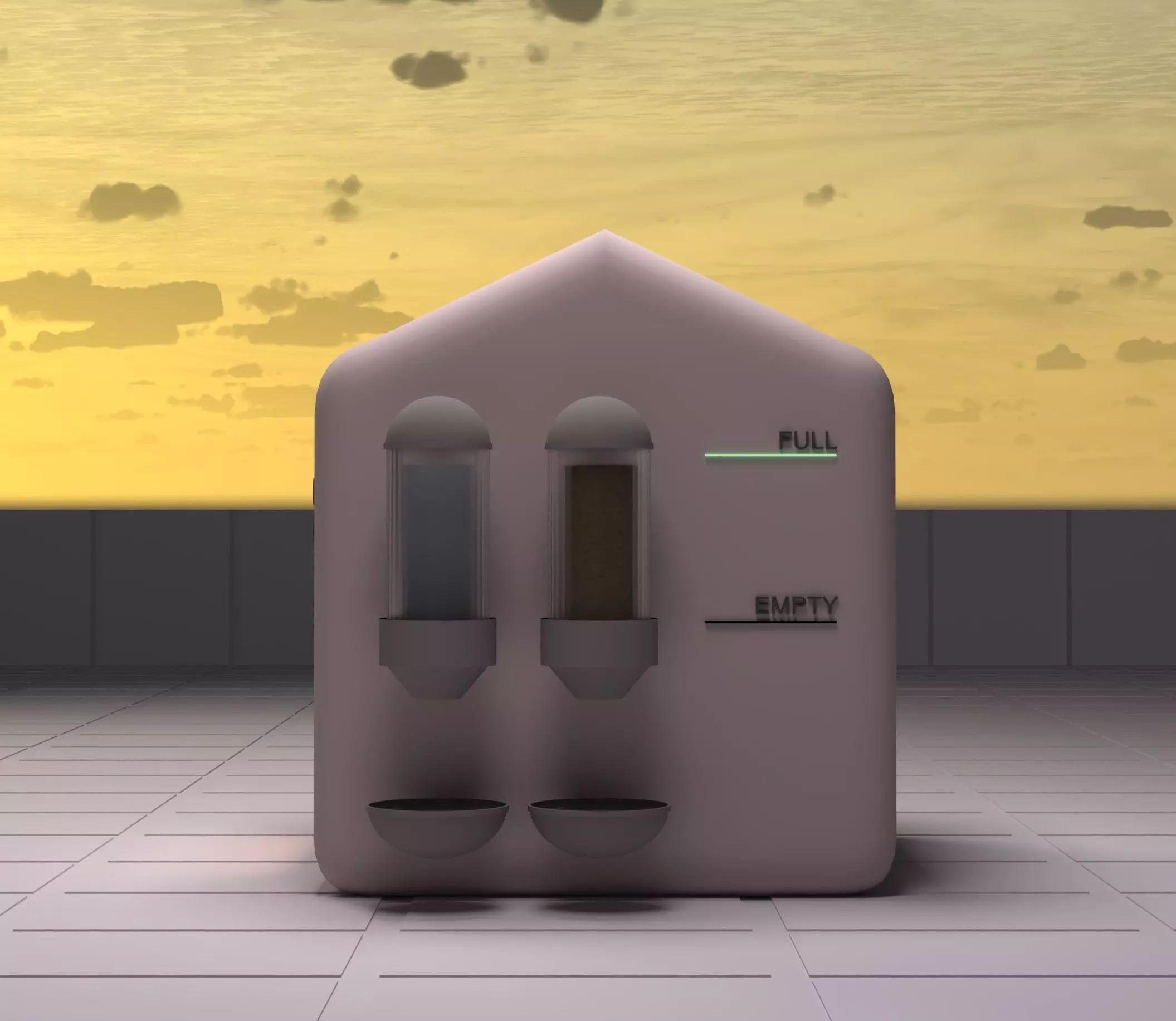 Smart Solar-Powered Animal Shelter 3D model_3