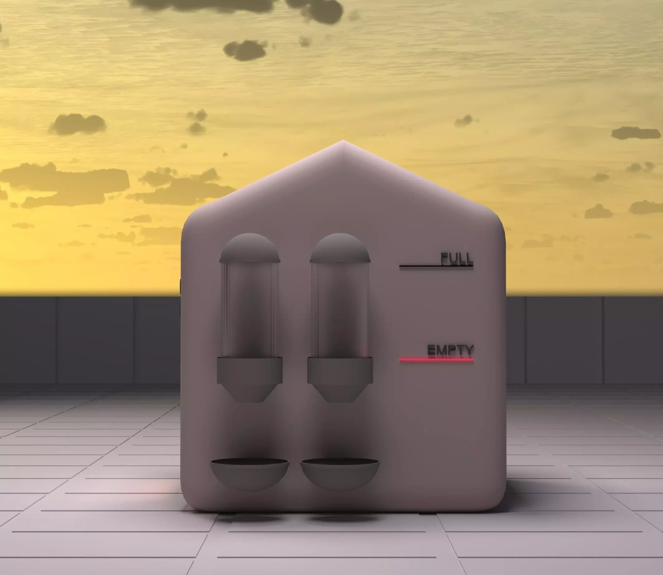 Smart Solar-Powered Animal Shelter 3D model_4