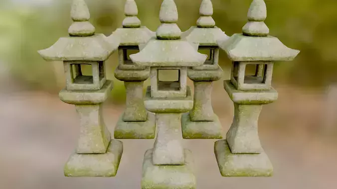 Japanese Stone Lantern - Kasuga-doro