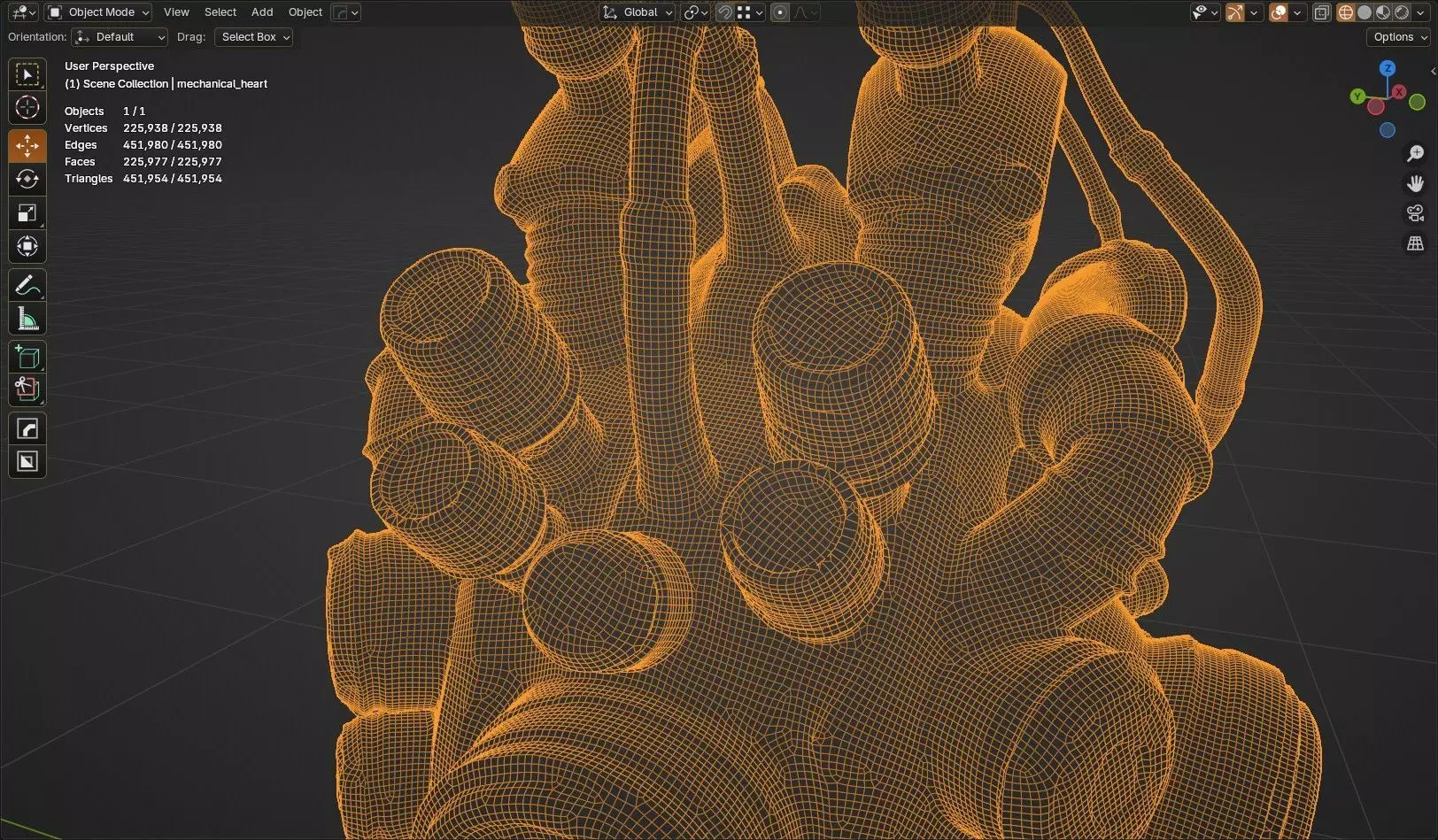 mechanical heart 3D model_15