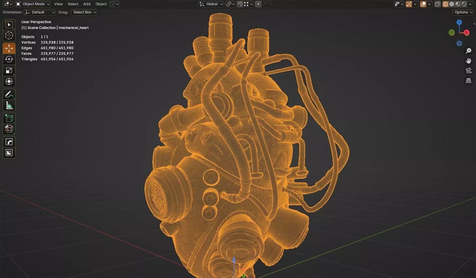 mechanical heart 3D model_13