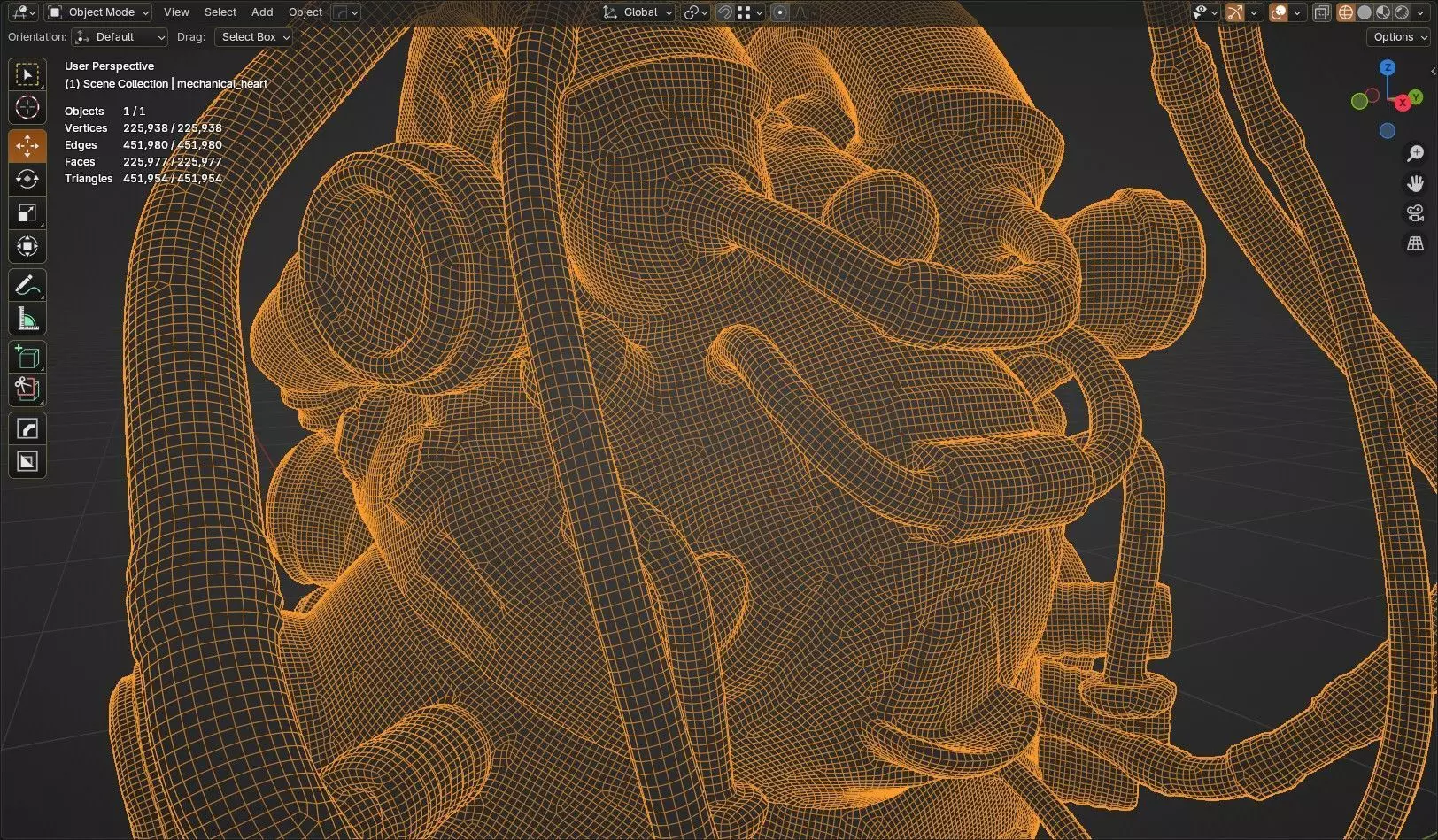 mechanical heart 3D model_14