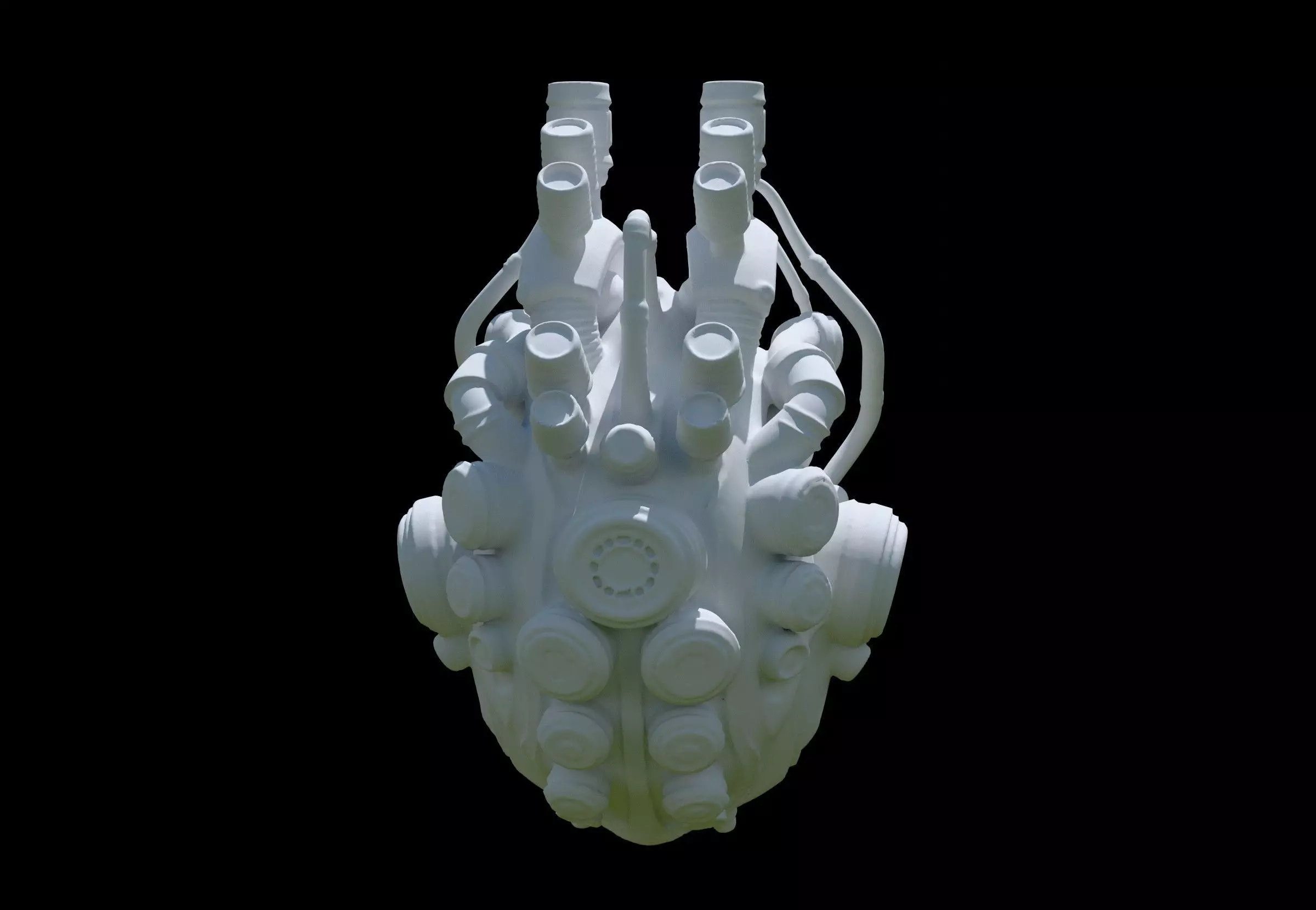 mechanical heart 3D model_8