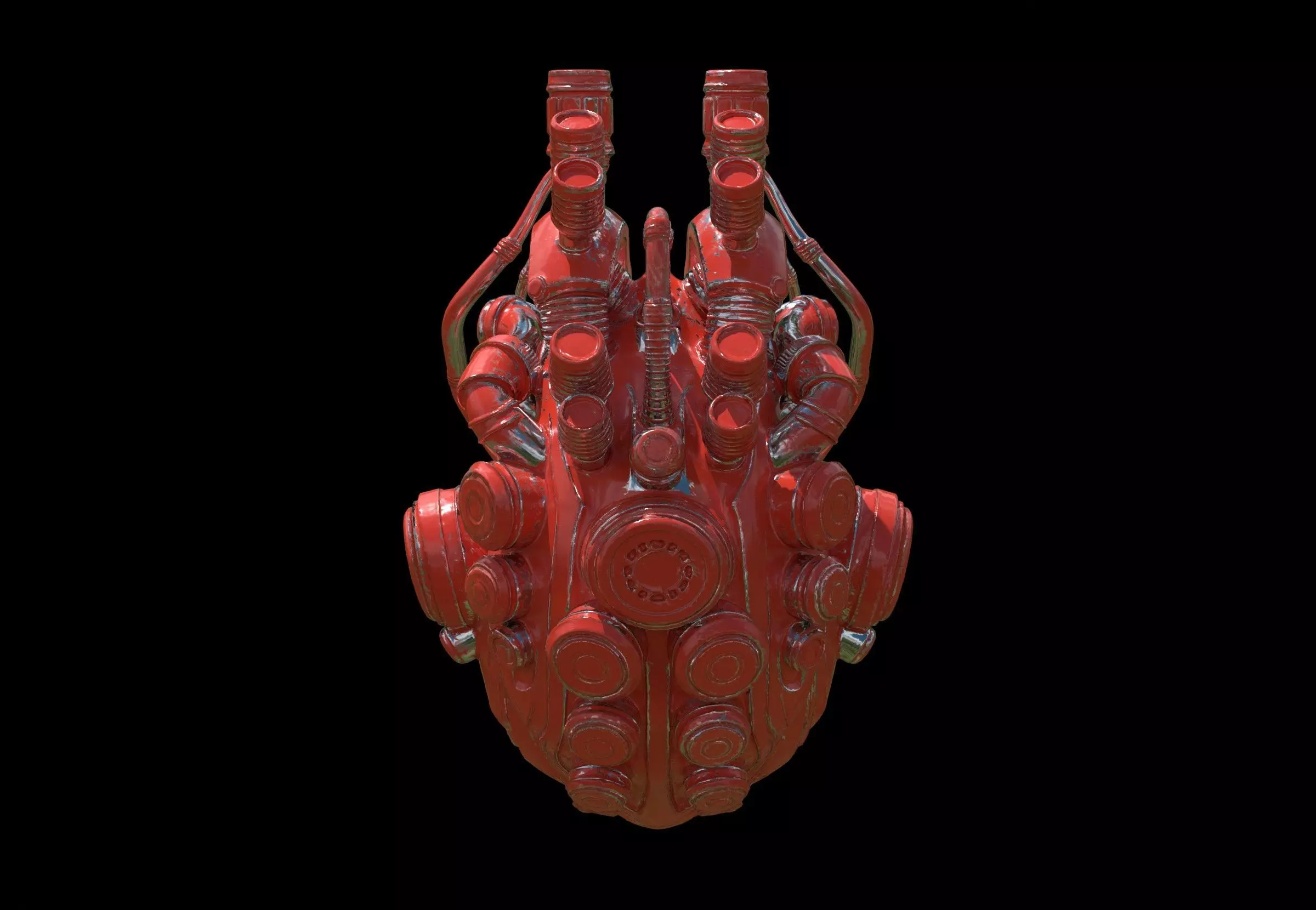 mechanical heart 3D model_1